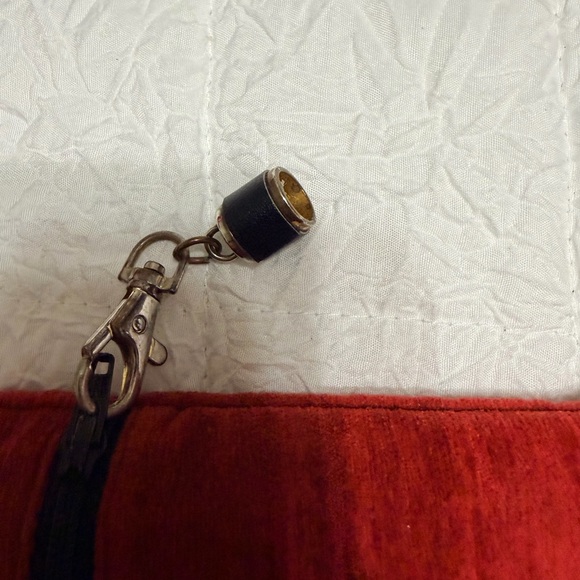 Red Makeup Junkie Bag with Zipper - Picture 5 of 5